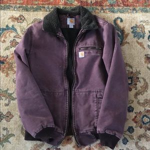 Coats | Purple Carhartt Jacket | Poshmark